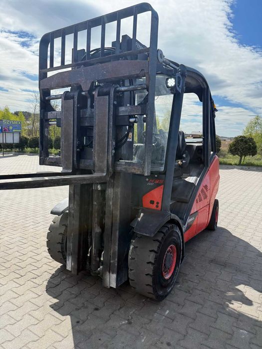 LINDE H35T EVO LPG Triplex вилковий навантажувач з ходу 4,7 м, позиціонер вил 2017 року