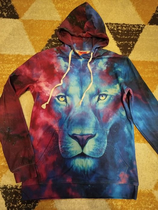 Bluza 3D lew kosmos