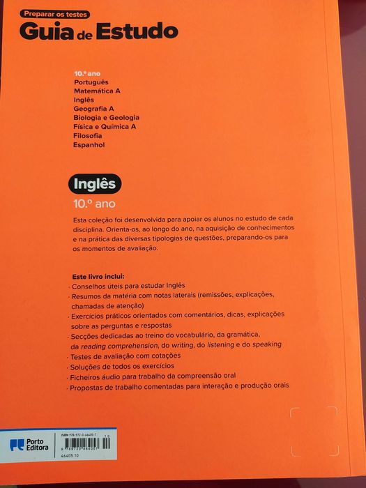 Testes inglês 10. ano Porto Editora