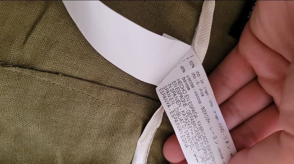Nowe Lniane krótkie spodenki Zara S