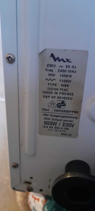 Microondas Moulinex 900w para venda de peças