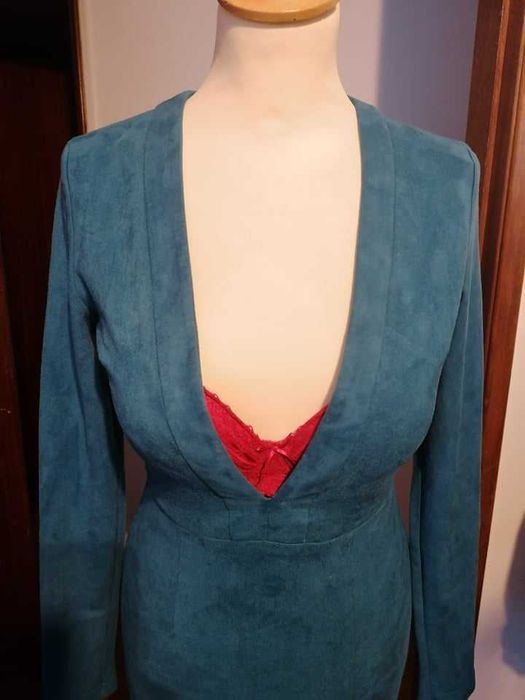 Vestido Missguided Azul Celeste
