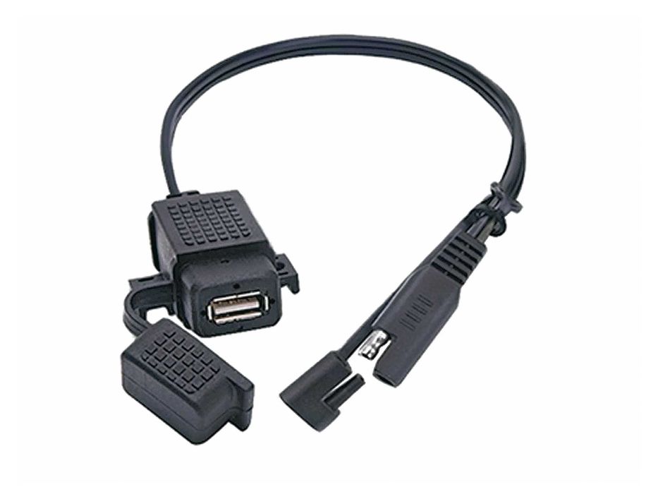 Carregador USB Universal 2.1A Motocicleta Impermeável com ficha SAE