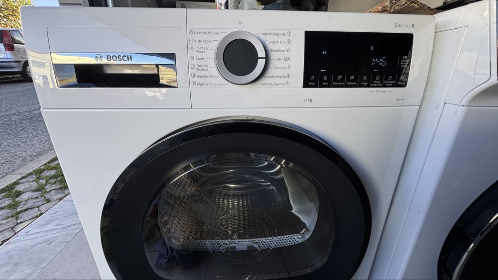 Máquina de Secar Roupa Bosch Serie 6 -  WQG233D0ES 8Kg Classe A