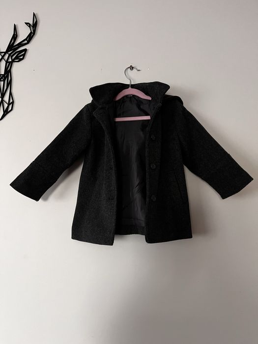 Płaszczyk dziewczecy szary 98