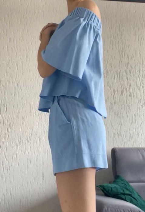 Niebieski komlet New Yorker