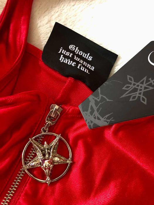 Killstar - After Hours Catsuit [Scarlet]