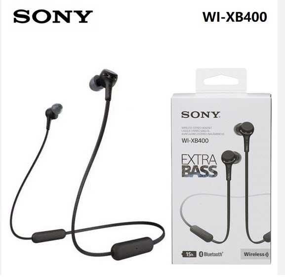 НОВі Бездротові bluetooth навушники-вкладиші SONY WI-XB400 EXTRA BASS