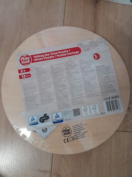 Zegar edukacyjny Nowy