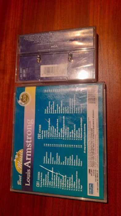 Conjunto 1 Cassete e 1 CD Originais Louis Armstrong