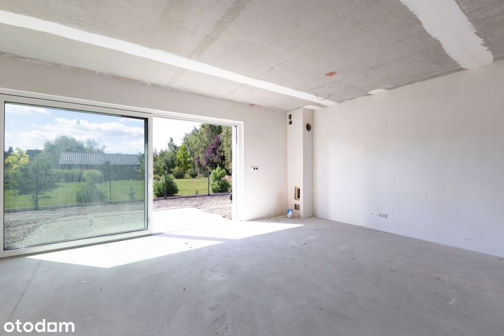 Gotowy skrajny szereg na działce 535 m² | Strefa dzienna 42 m²| Gałów