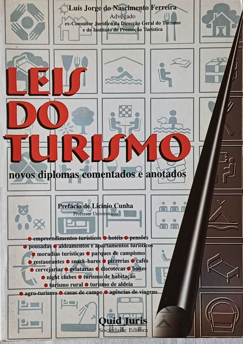 Direito Leis do Turismo Livro Raro