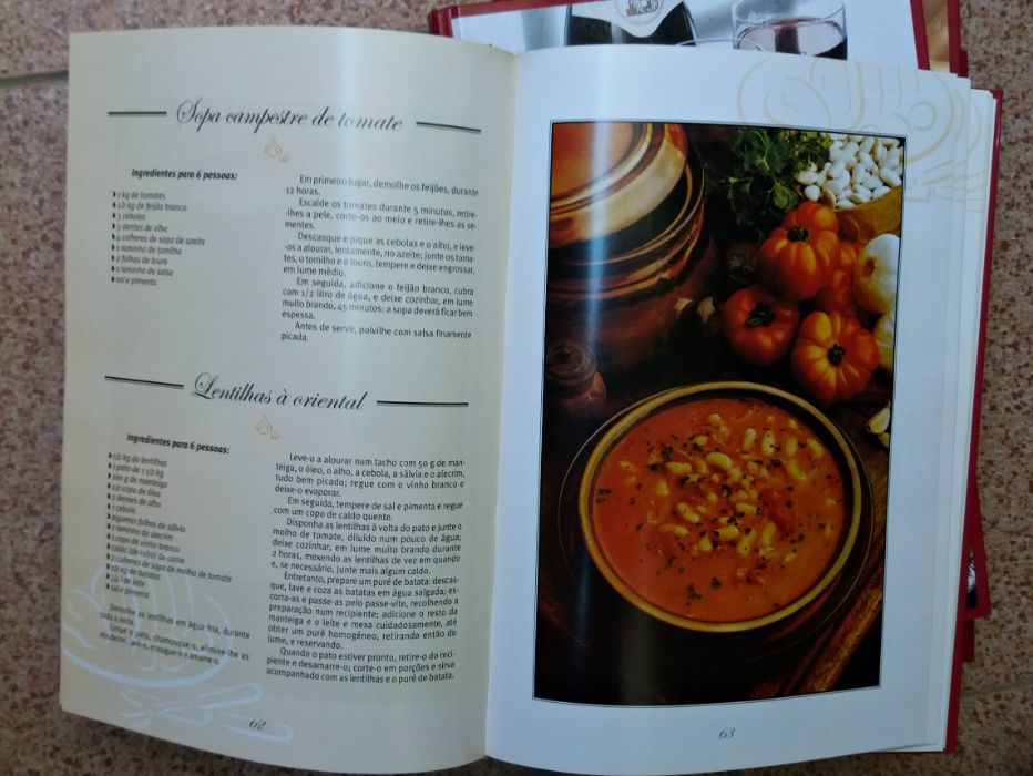 Colecção de livros de culinária