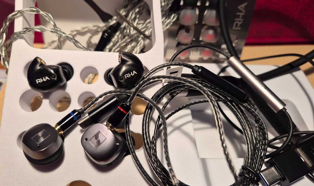 Słuchawki RHA T20 i Sennheiser Momentum TWS 3 i bluetooth mmcx