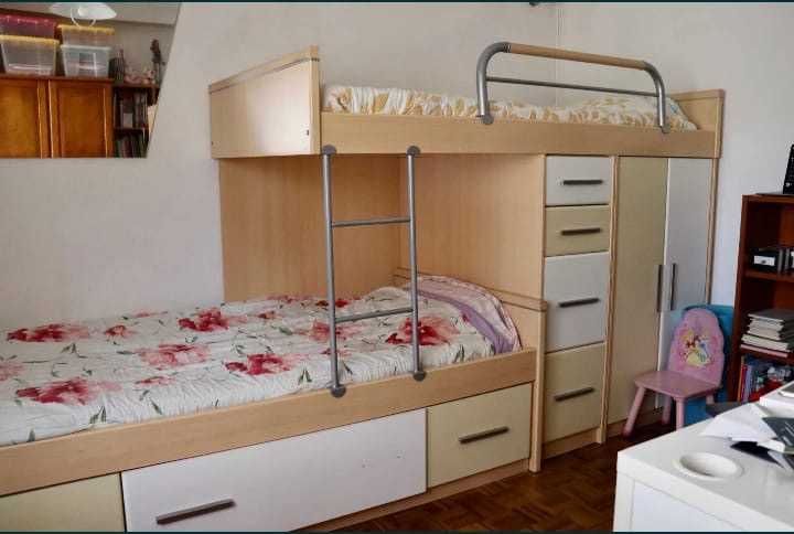 Beliche comboio de 2 camas