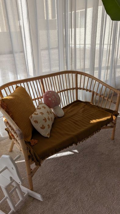 Sofá bambu jysk 1,20cm