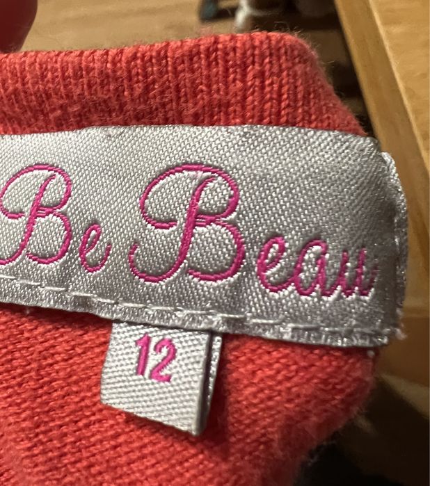 Krótki sweterek z krótkim rękawem Be Beau r. 12/40