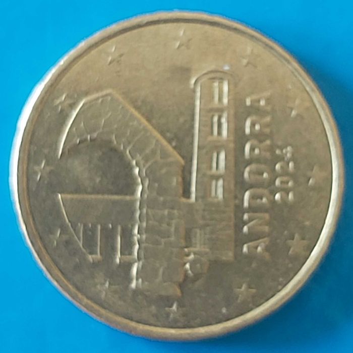 50 Cêntimos de 2024 de Andorra