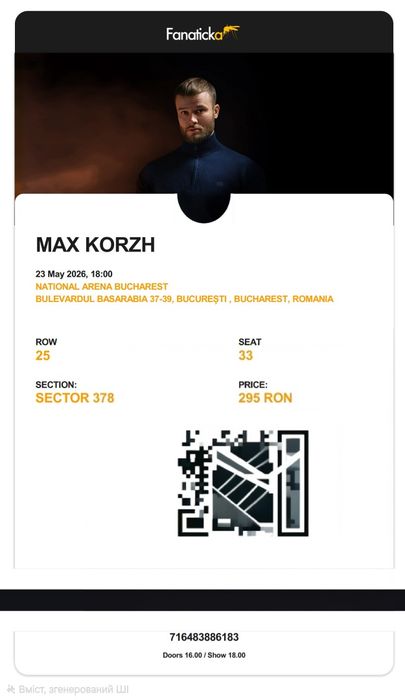 Max korzh  Бухарест 23.05.2026