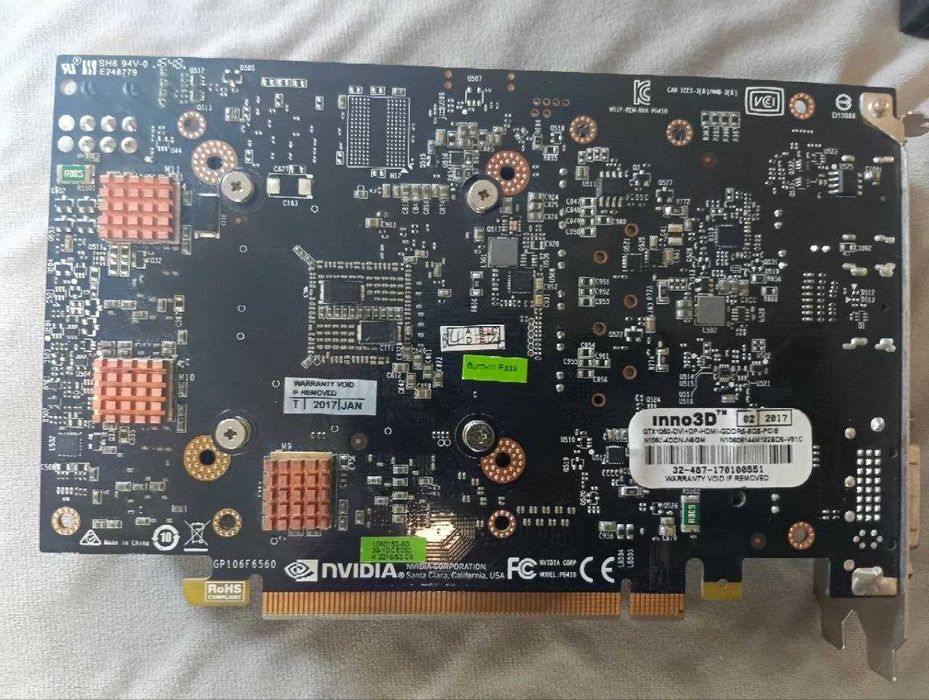 GTX 1060 6gb відеокарта з апгрейдом