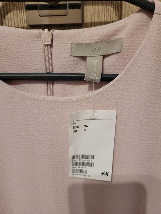 Nowa sukienka krótki rękaw H&M 36