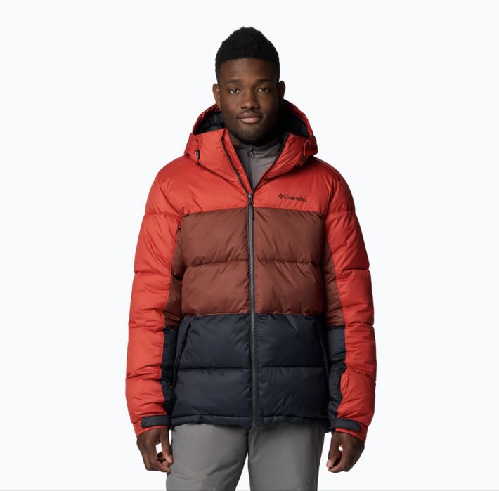 Чоловіча гірськолижна зимова куртка Columbia (червоний, синій, беж), L