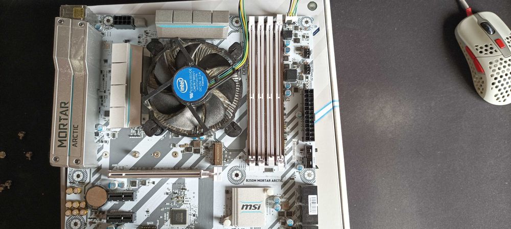 MotherBoard B250M Artic + Processador Pentium Gold