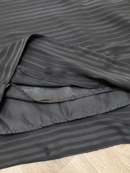 H&M БЛУЗА базовая чёрная блузка топ туника