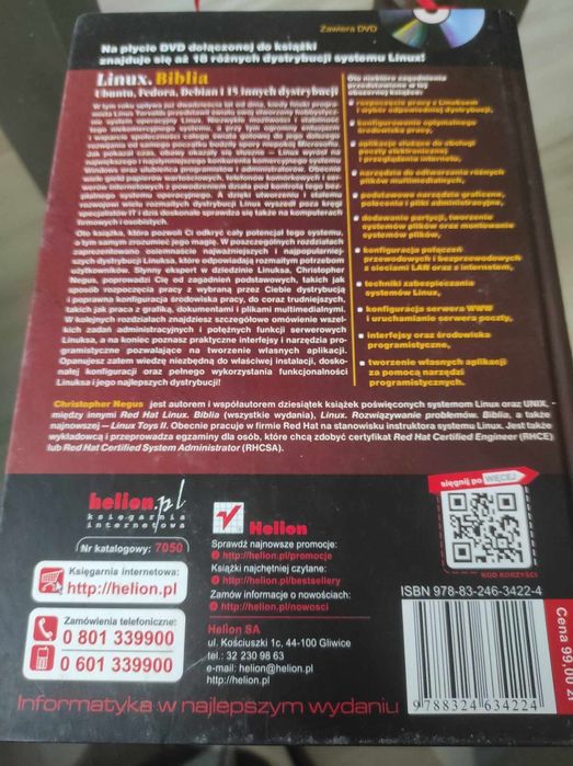 Książka Linux Biblia