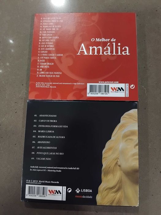 2 cds da Amália  Novos