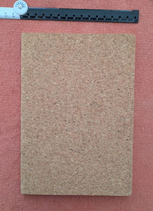 Caderno Pautado Capa Cortiça A5 Novo