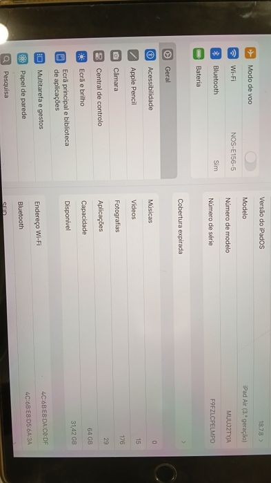 IPad Air 3 (3a geração) 64Gbs