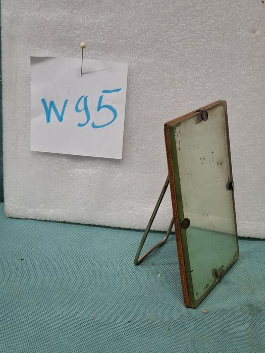 Lusterko stołowe z podpórką prl