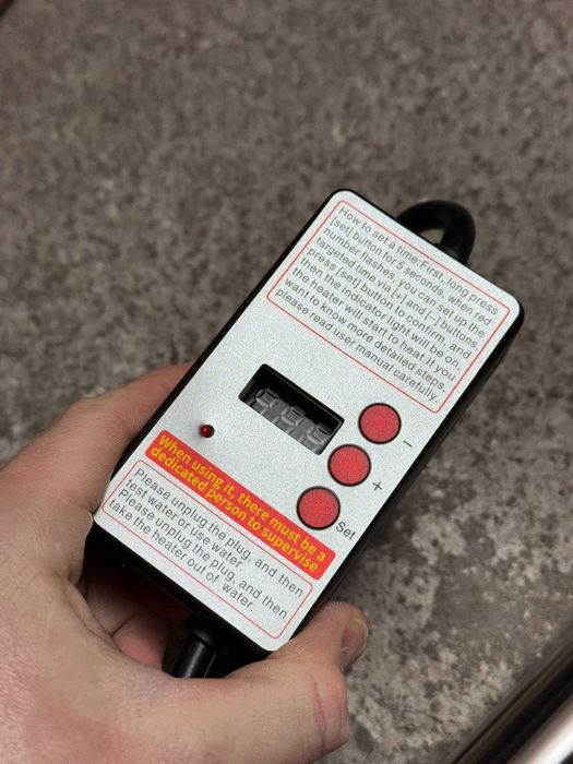 Grzałka do wody basenu 2500W Szybkie grzanie + Timer