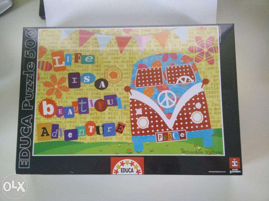 Puzzle Educa 500 Peças Volkswagem Pão de Forma - NOVO