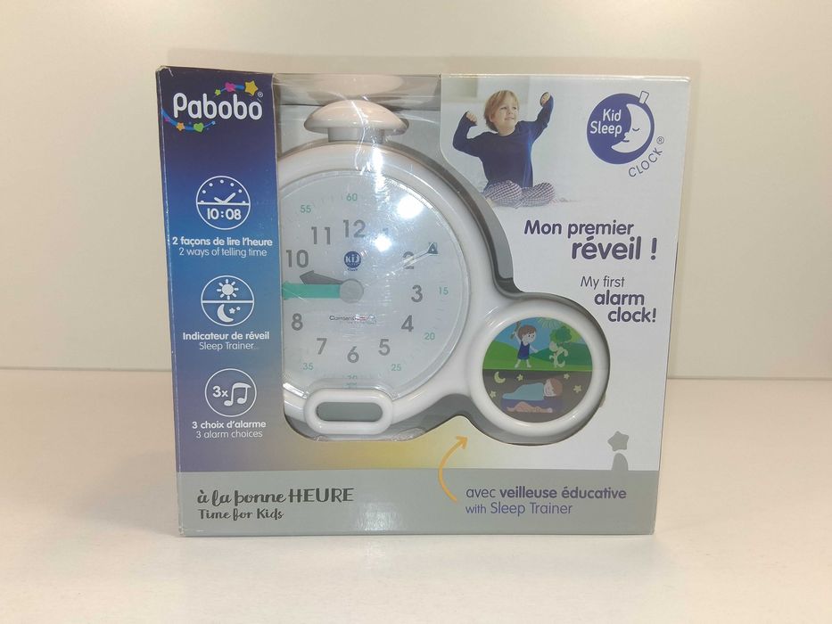A059 Pabobo Kid'Sleep Clock Budzik Dla Dzieci Trener Snu Zasilacz