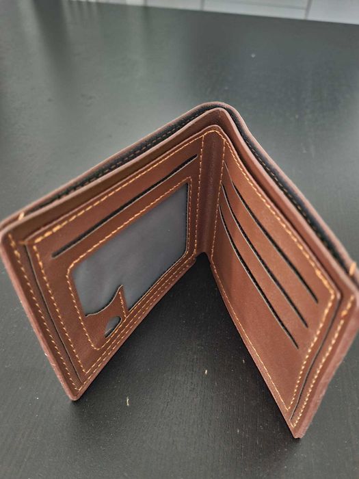 Carteira Nova, para homem em cor camel