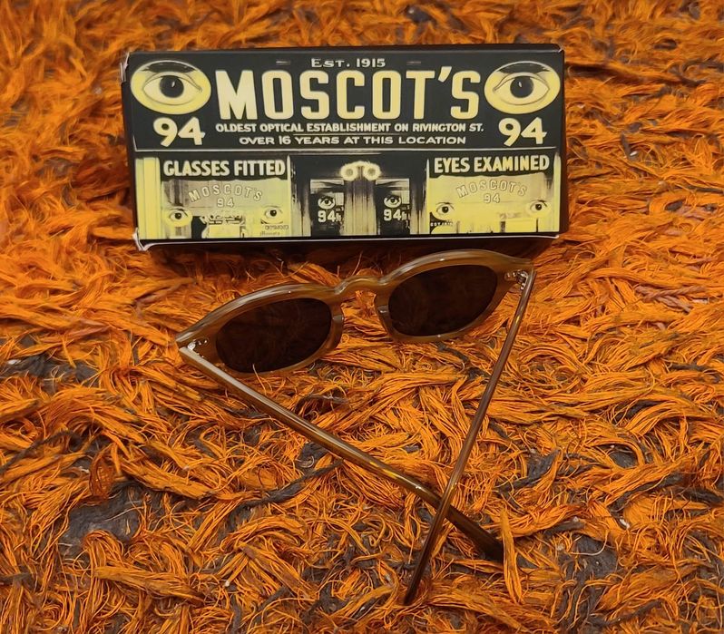 Óculos Sol Moscot Lemtosh Blonde 49-24 novos