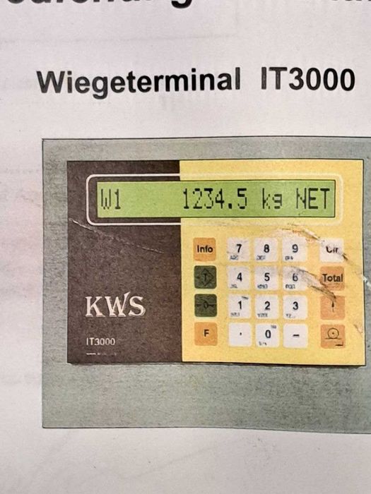 Terminal wagowy KWS IT-3000 (Krickl Weighing Systems)