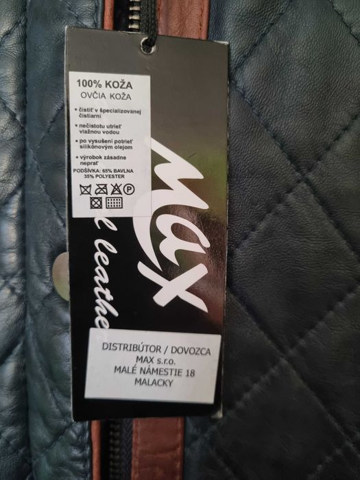 kurtka skorzana pikowana