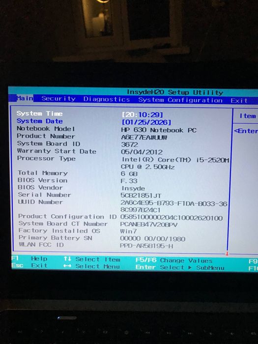 HP 630 Intel Core i5