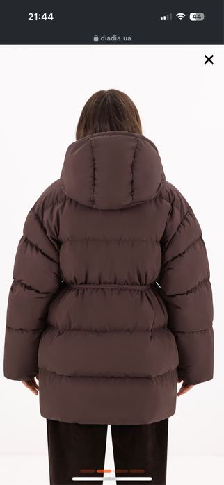 Dia Dia бренд пуховик шоколад