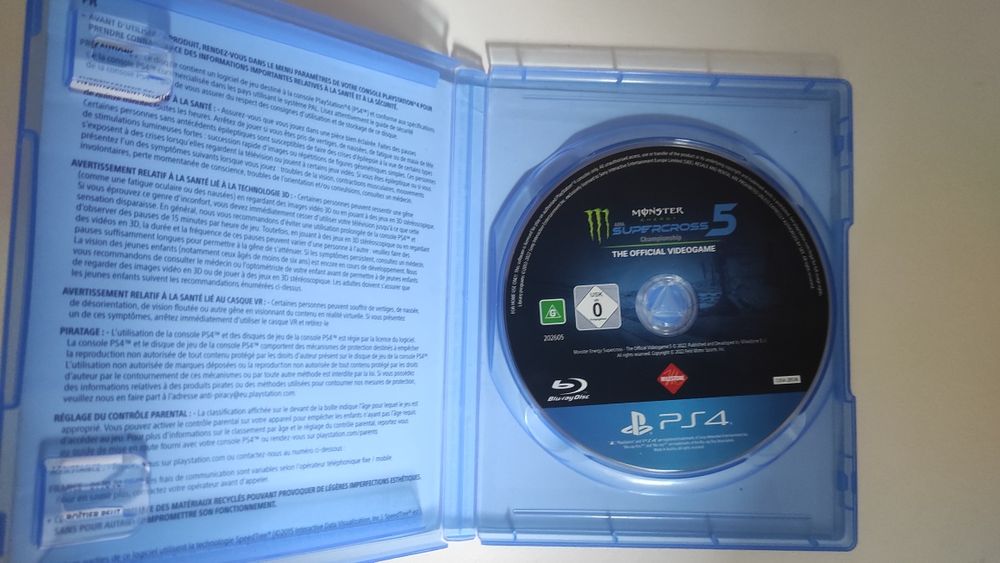 Jogos PS4 Monster Energy Supercross 5