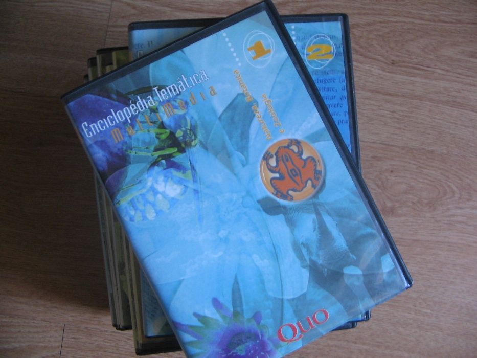 Enciclopédia Temática Multimédia (12 CDs Rom) diversos temas