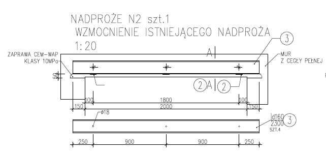 Stalowy dwuteownik IPE 160 długość 2300 mm