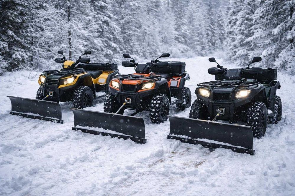 Pług do śniegu do quada uniwersalny polska produkcja transport