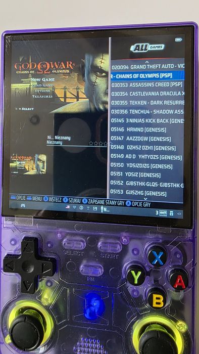 Konsola retro R36 ultra 128gb 40tys gier 4 cale ekran