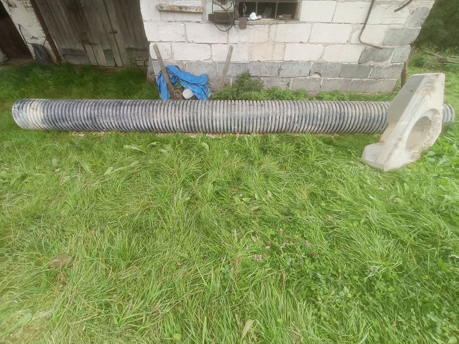 Przepust drogowy 6 m fi 40  z jednym przyczółkiem betonowym