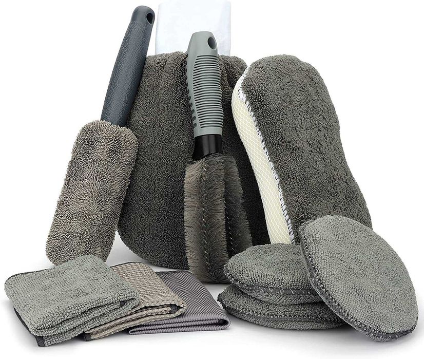 10 peças escova de carro, limpeza de carros, novo