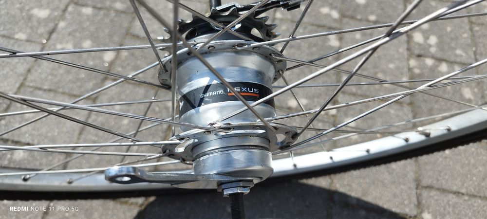 Komplet kół rowerowych 28" Shimano Nexus 7 + dynamo